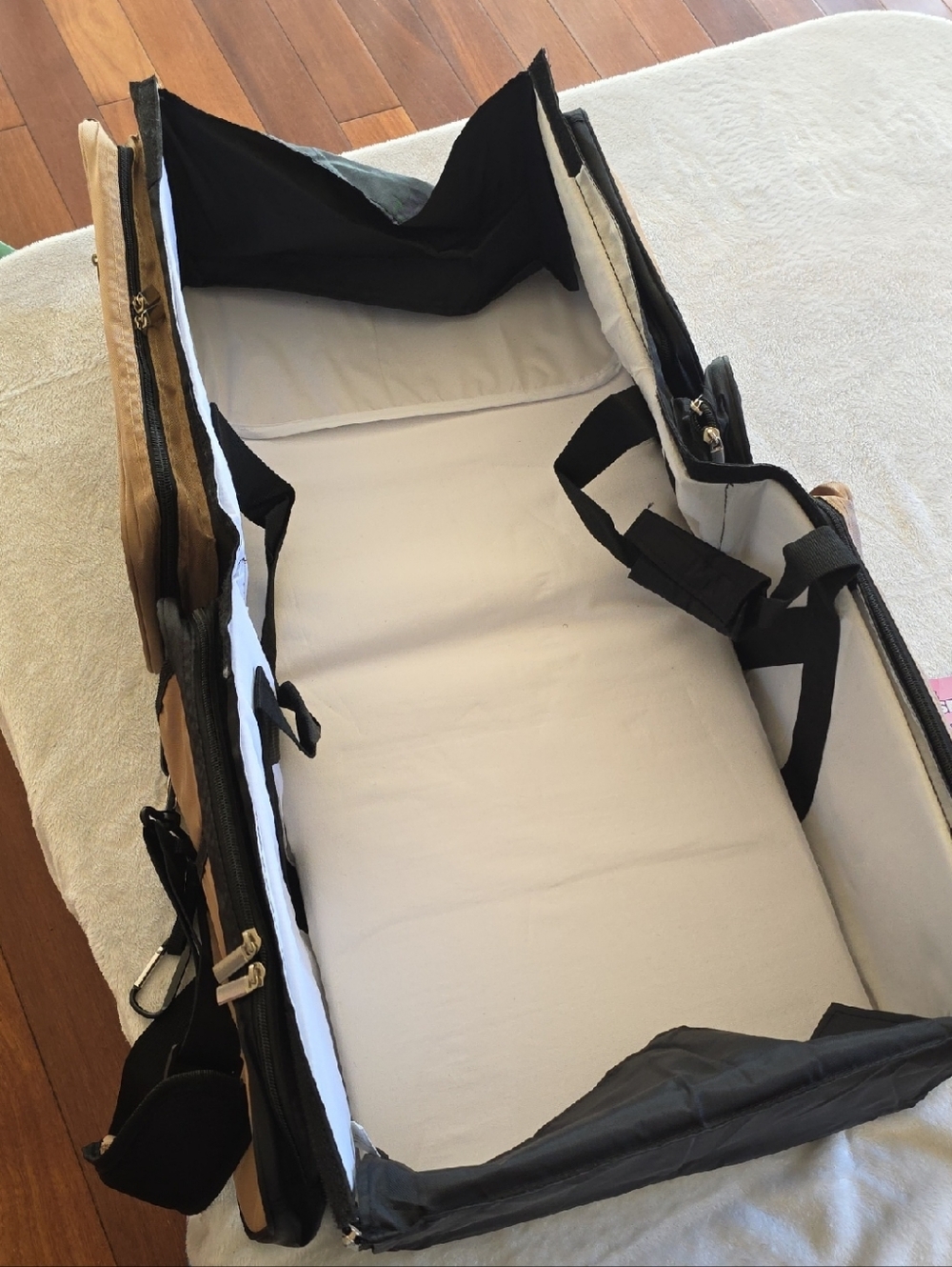 Diaper Bag Travel Bassinet Baby Nappy Bed Infant Safe Toddler CarryCot Portable